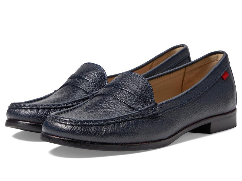 マークジョセフニューヨーク レディース シューズ スリッポン・ローファー Marc Joseph New York East Village Loafers Navy Grainy ネイビー