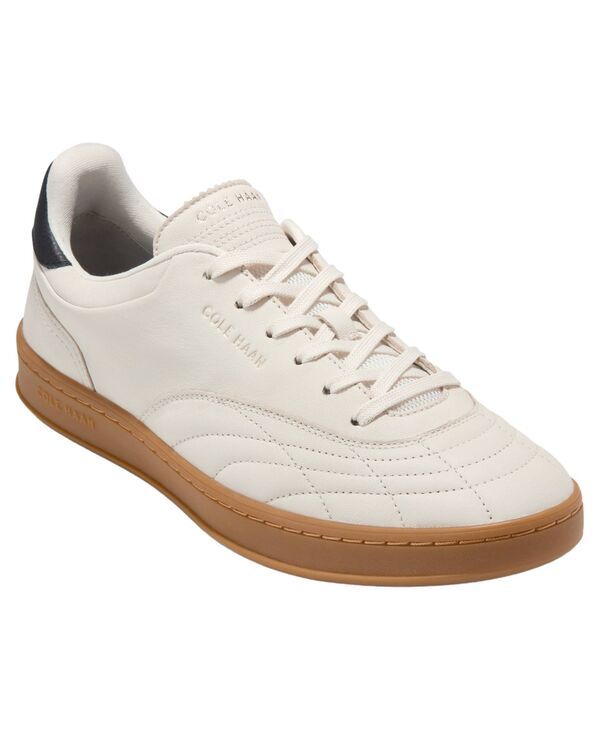 コールハーン メンズ シューズ スニーカー レース Cole Haan Mens Grand Crosscourturfline LaceUp Sneakers Ivory Black アイボリー