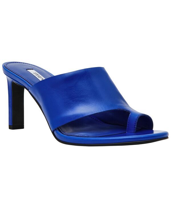 スティーブ マデン レディース シューズ サンダル ヒール Steve Madden Womens Valentin Hooded BladeHeel Dressandals Cobalt Box コ