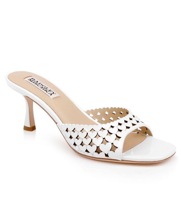 バッジェリーミシュカ レディース シューズ サンダル Badgley Mischka Womens Windy Dresslide White Patent ホワイト