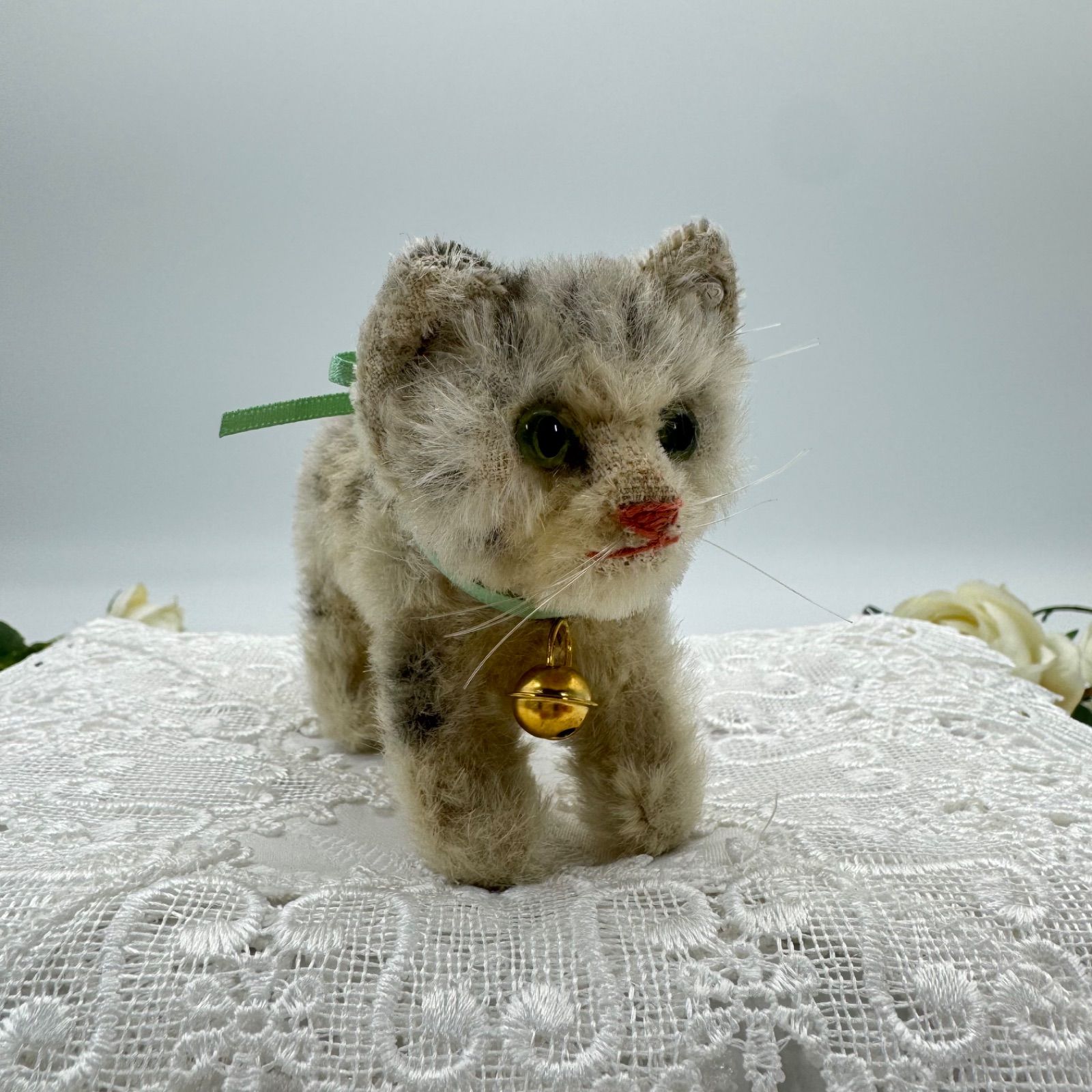 送料無料☆シュタイフ☆Cat Tabby 10cm☆タビーキャット/ねこ/猫