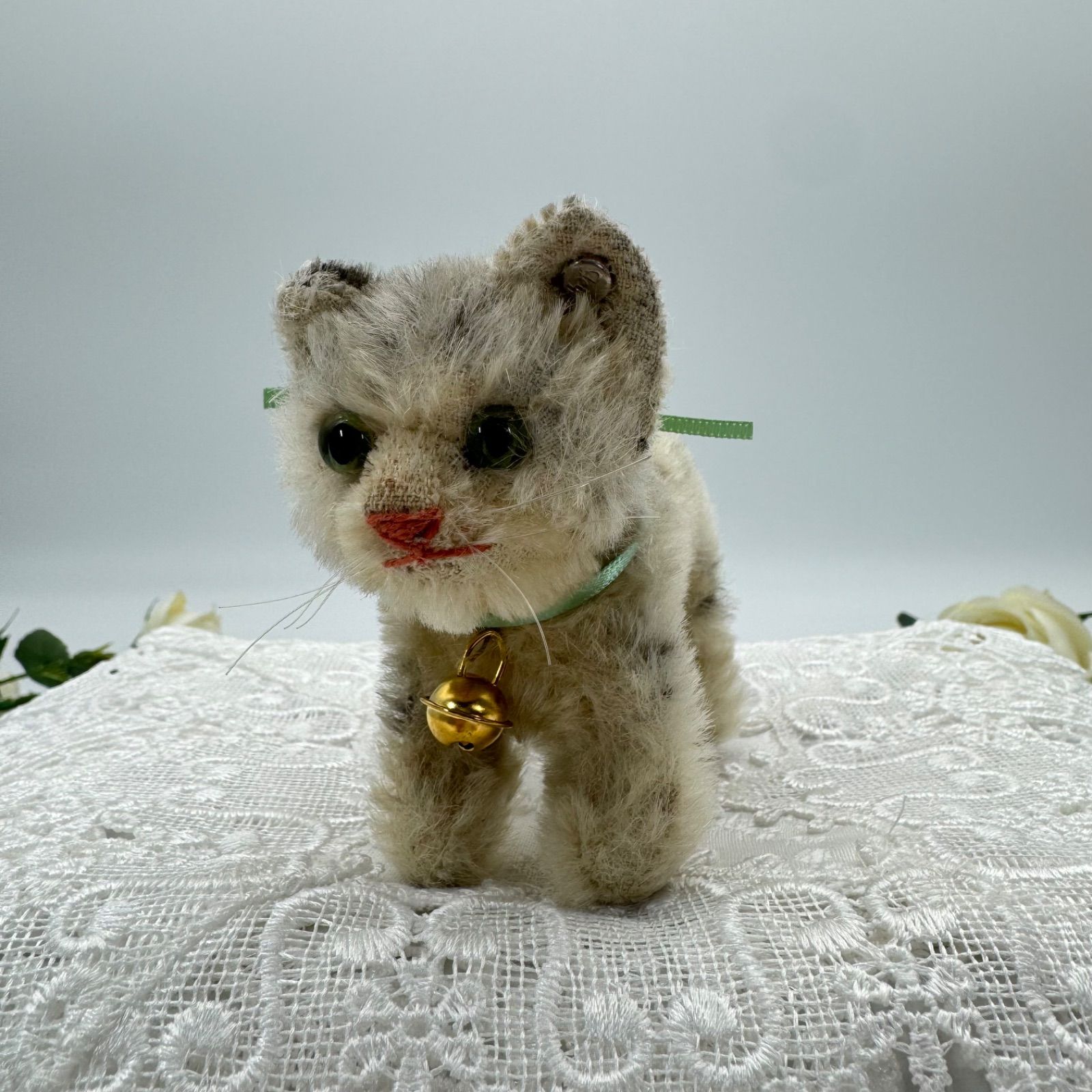 送料無料☆シュタイフ☆Cat Tabby 10cm☆タビーキャット/ねこ/猫