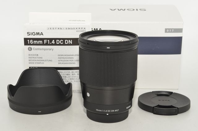 特上品】 シグマ Sigma Contemporary 16mm F1.4 DC DN マイクロフォー