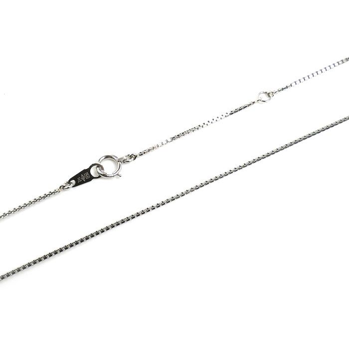 Pt850プラチナ ネックレス ベネチアン 3.8g 40cm レディース 中古