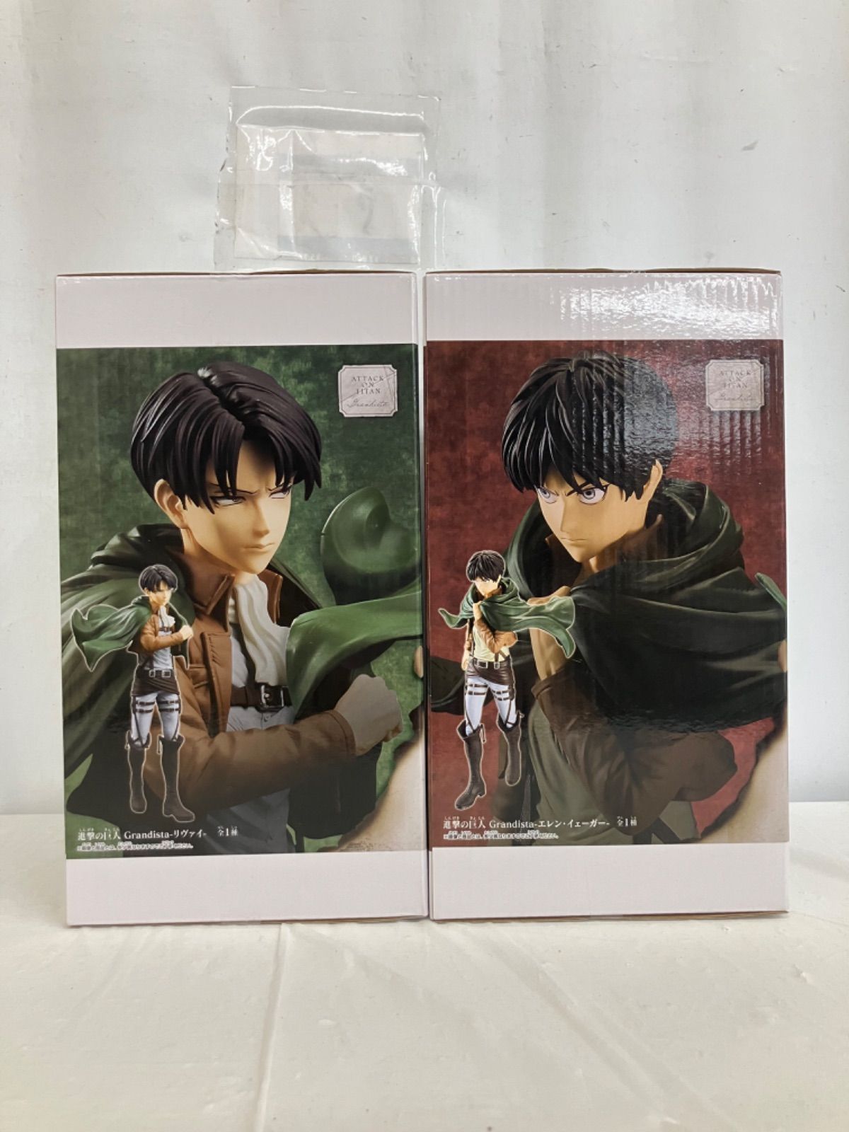 未開封 進撃の巨人 Grandista フィギュア リヴァイ エレン 2種セット