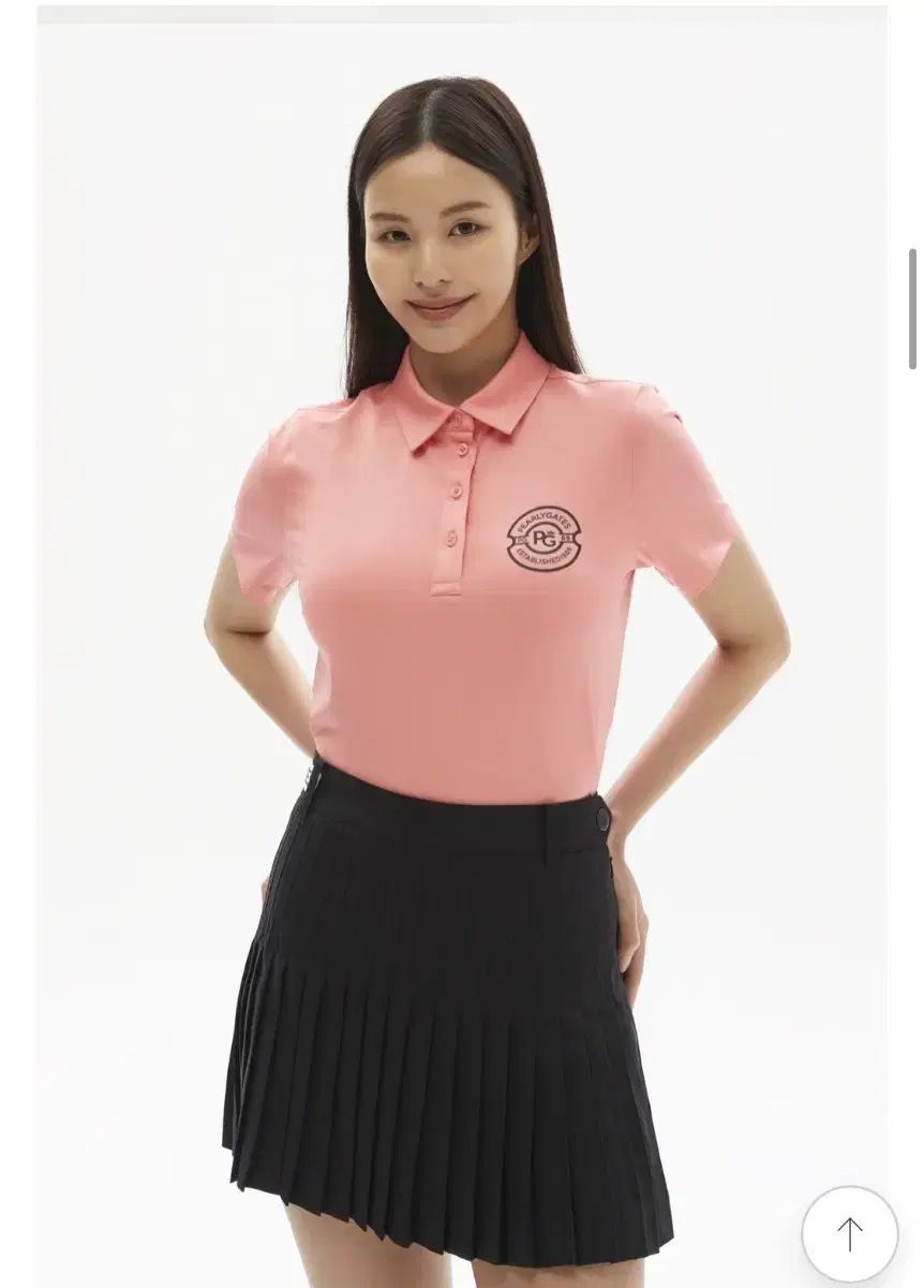 PEARLY GATES パーリーゲイツ レディース エンブレム ロゴ プリント カラー Tシャツ 2 (55반-66)