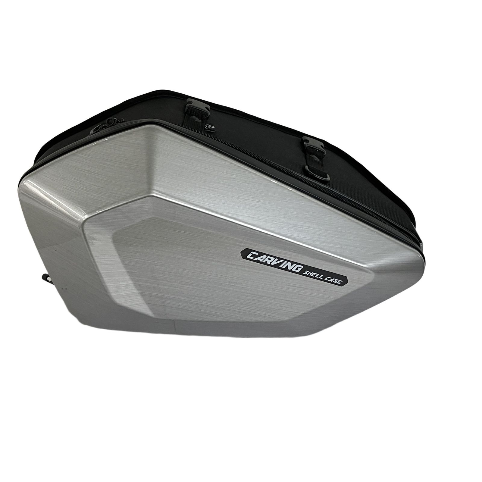 TANAX MFK-273 CARVING SHELL CASE ペア へアラインシルバー 破れあり