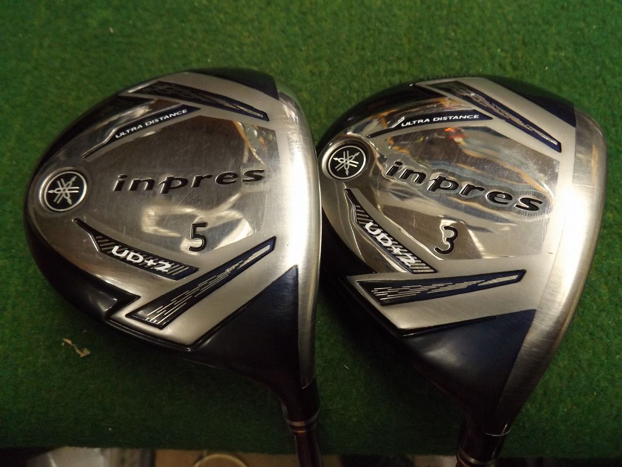 2916 inpres UD+2 2019 3W+5W 純正カーボン R カバー無 セット ヤマハ インプレス .2917