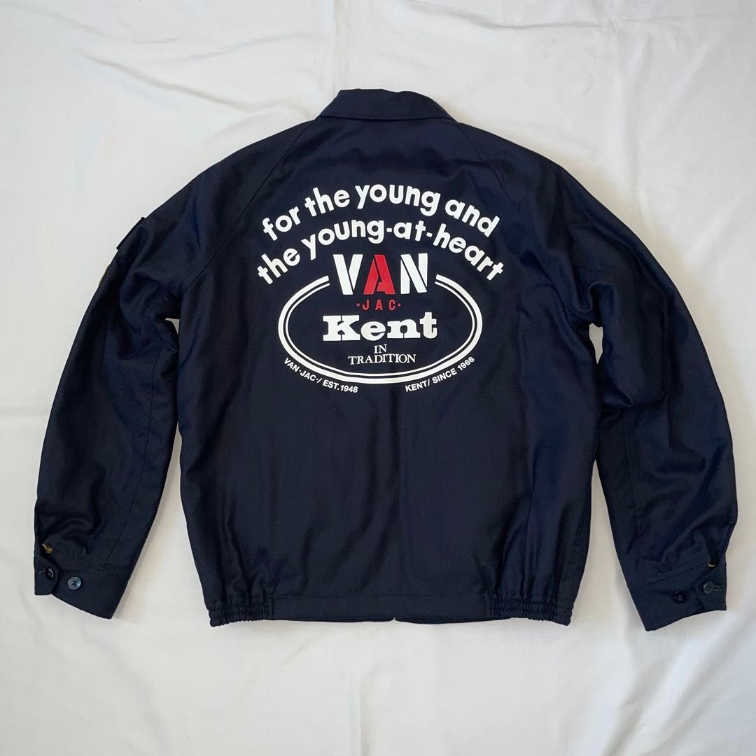ヴァンヂャケット 店舗用 壁掛 VAN, Kent, Vansports VAN Kent 中綿入りブルゾン Mサイズ 黒ブラック 品番：JW-18510 VAN