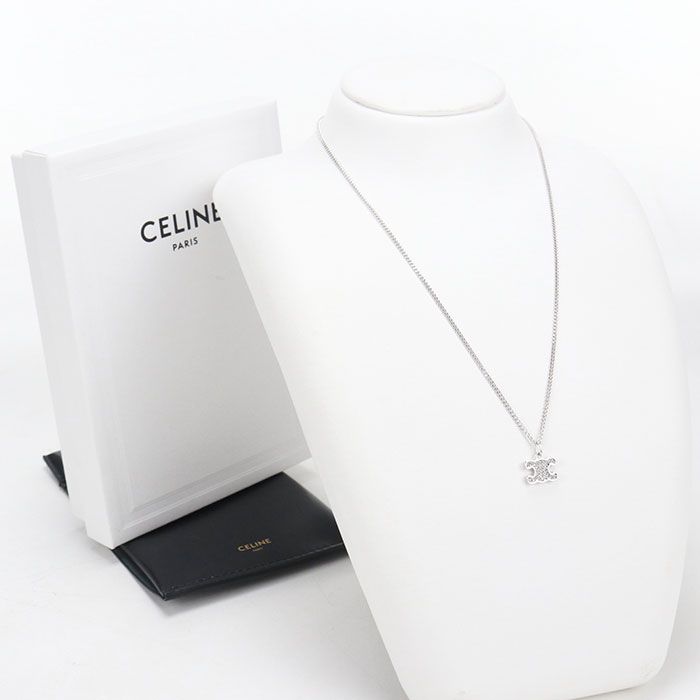 CELINE セリーヌ トリオンフ ネックレス メタル【中古】 レディース