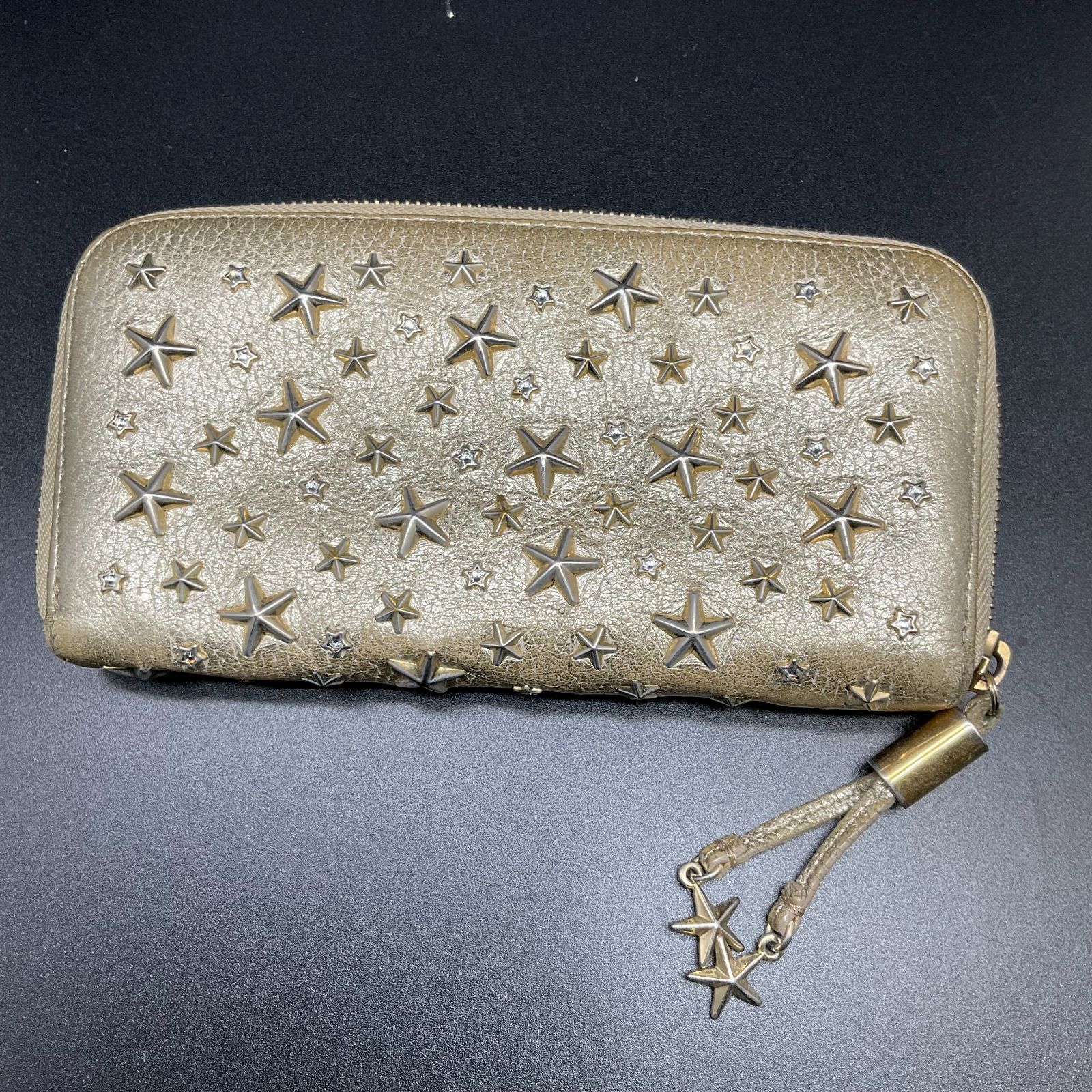 ジミーチュウ 財布 ゴールド B26011901