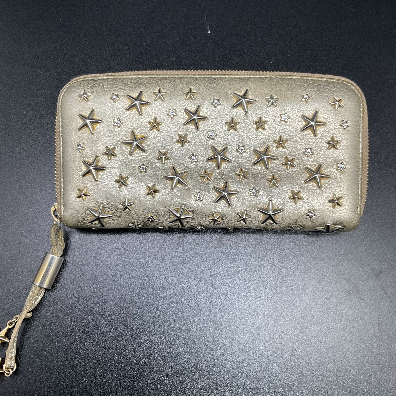 ジミーチュウ 　 財布　ゴールド B26011907