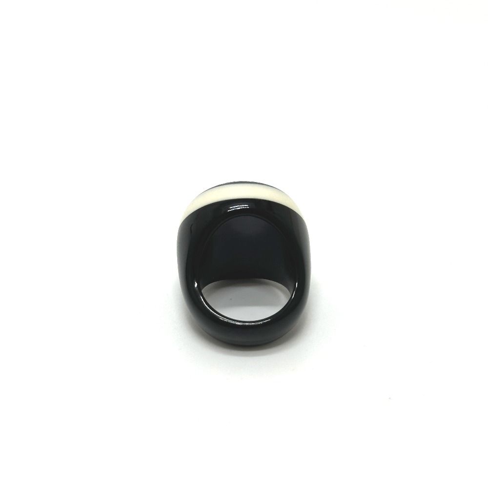CHANEL シャネル リング・指輪 ココマーク プラスチック ブラック