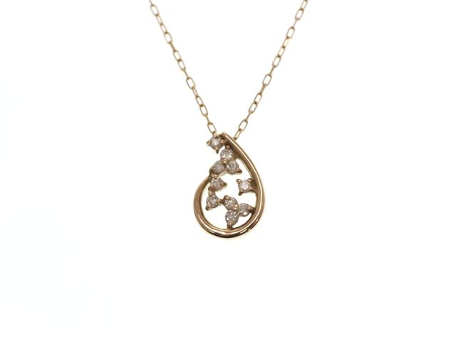 JEWELRY ジュエリー 貴金属･宝石 ネックレス K18ゴールド ダイヤモンド レディース【中古】【473】