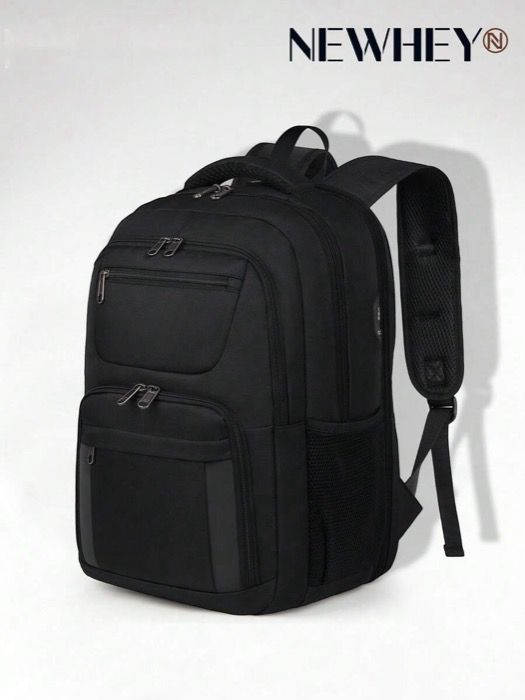 バッグ メンズ バックパック リュック 15.6インチ ラップトップバックパック メンズ レディース 大容量 防水 トラベルバックパック 充電ポート ヘッドホンジャック付き カレッジ ビジネス 通学用 ブラック