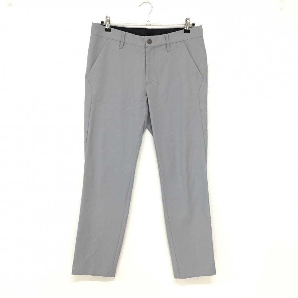 美品】デサントゴルフ パンツ グレー 後ろロゴ ストレッチ 中田英寿