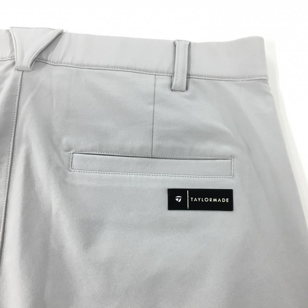 超美品】テーラーメイド パンツ ライトグレー×黒 裾内側ジップ