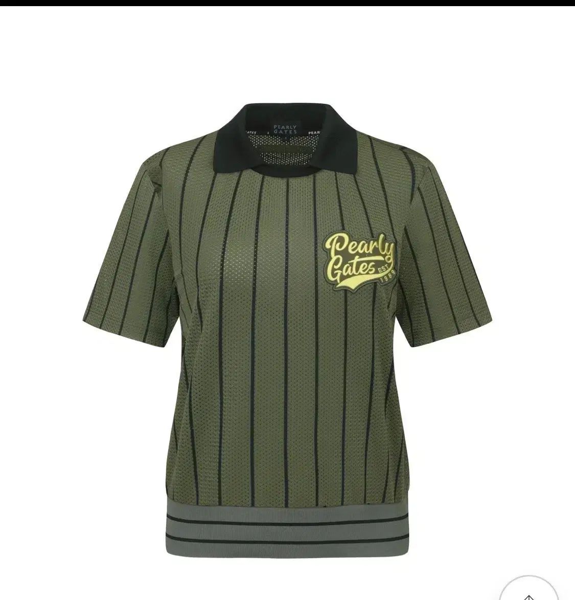 PEARLY GATES レディース ストライプ メッシュ ポロTシャツ 1 (55반)