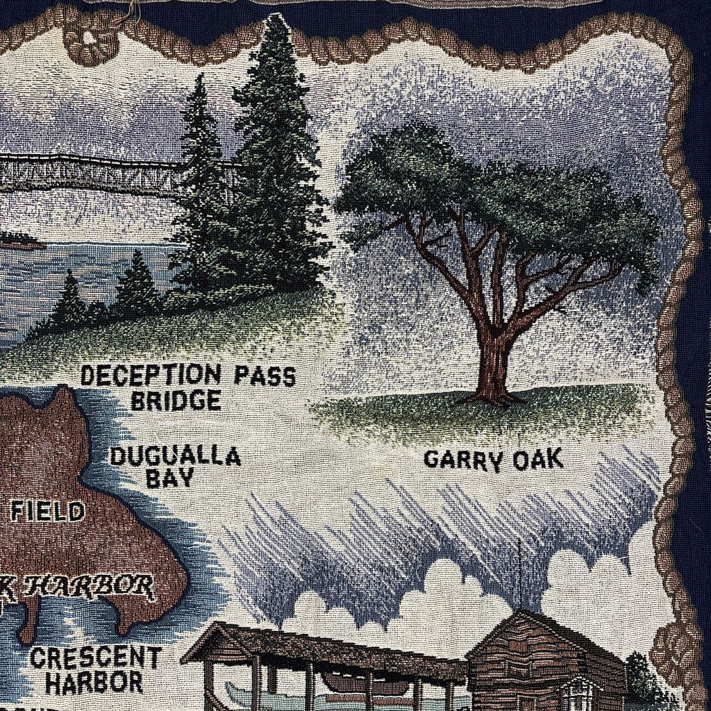 vintageラグ ブランケット マルチカバー タペストリー ウィドビー島
