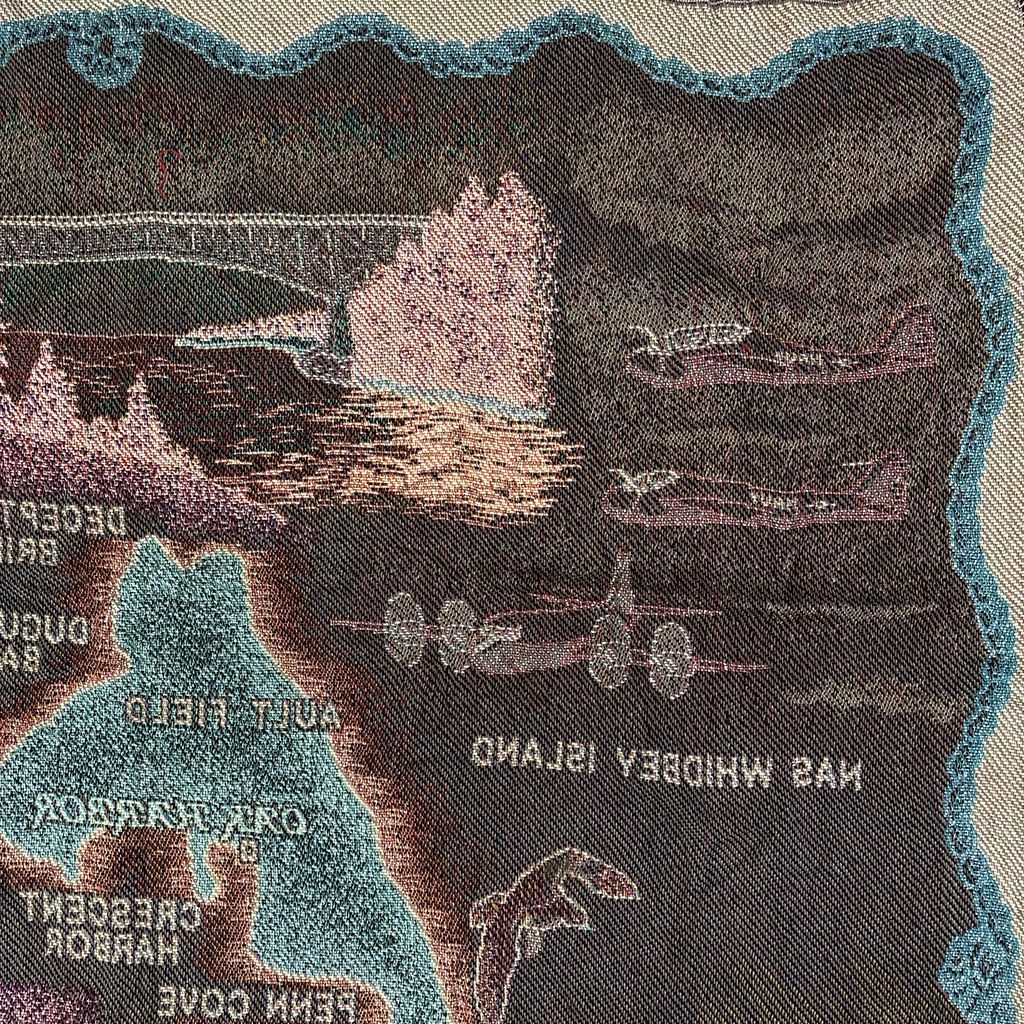 vintageラグ ブランケット マルチカバー タペストリー ウィドビー島