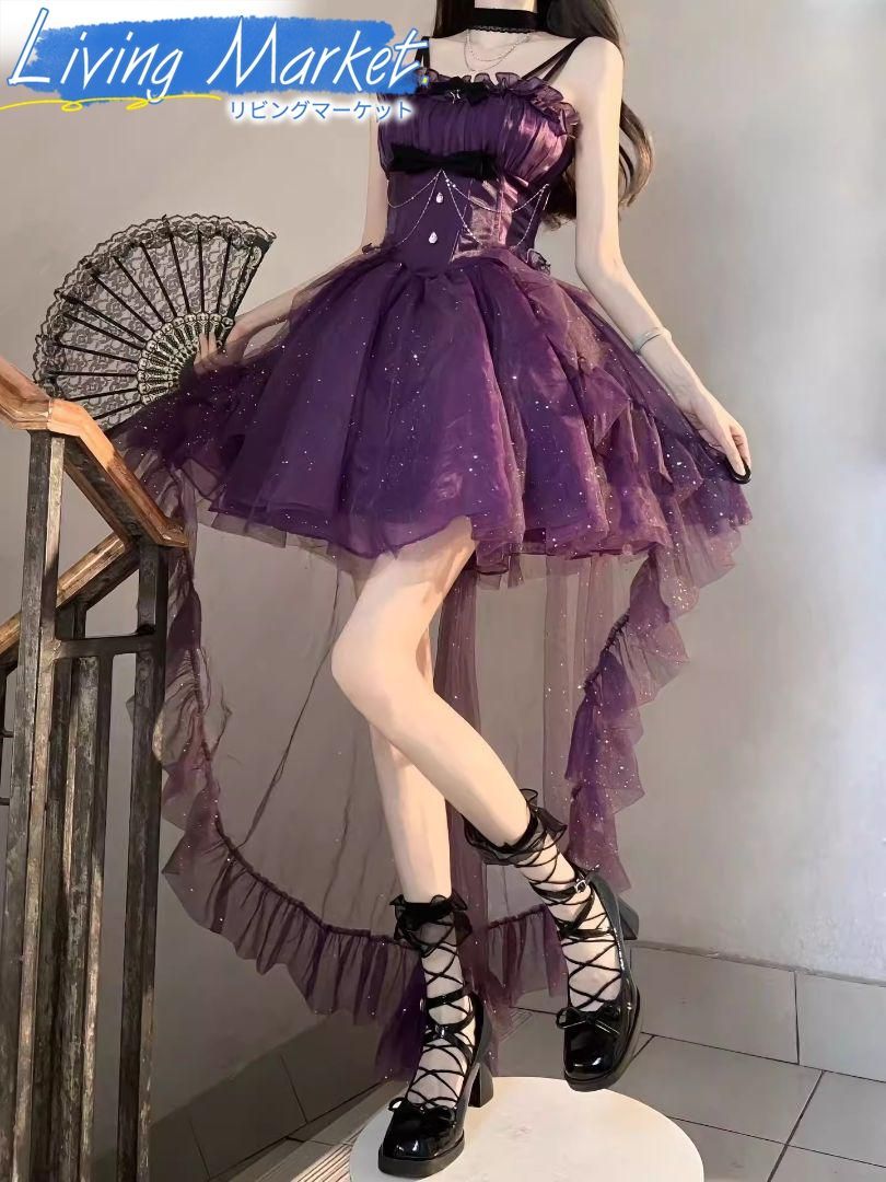 豪華姫系 lolita 可愛 レトロ風 オリジナル 洋服 ロリータ ワンピース 美しい刺繍 ワンピース ゴスロリ風 キャラクター衣装 学園祭用 文化祭用 舞台演出用 日常着 プレゼント用 レディース用 CS624P039