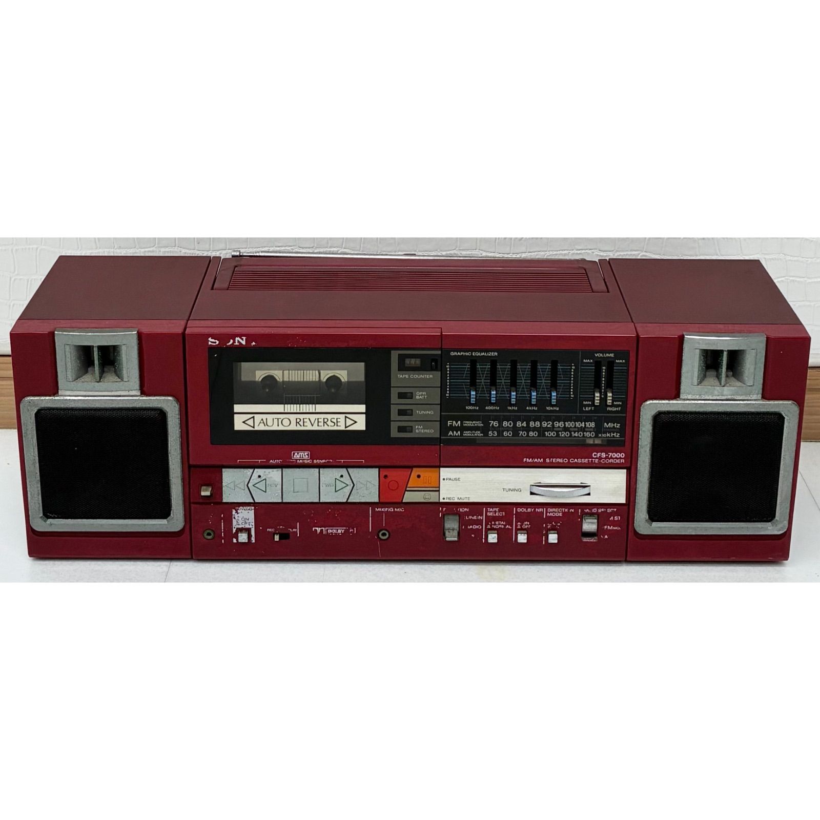 ラジカセ・ジャンク品】SONY/CFS-7000 - メルカリ