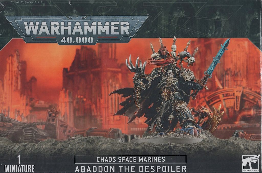 《未開封》 GAMESWORKSHOP WARHAMMER40000 Chaos Space Marine Abaddon the Despoiler（2022） 強奪者アバドン
