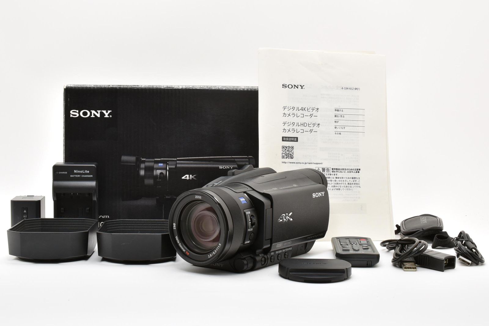 ■ほぼ新品■ SONY ソニー Handycam FDR-AX700 ブラック ビデオカメラ #D234