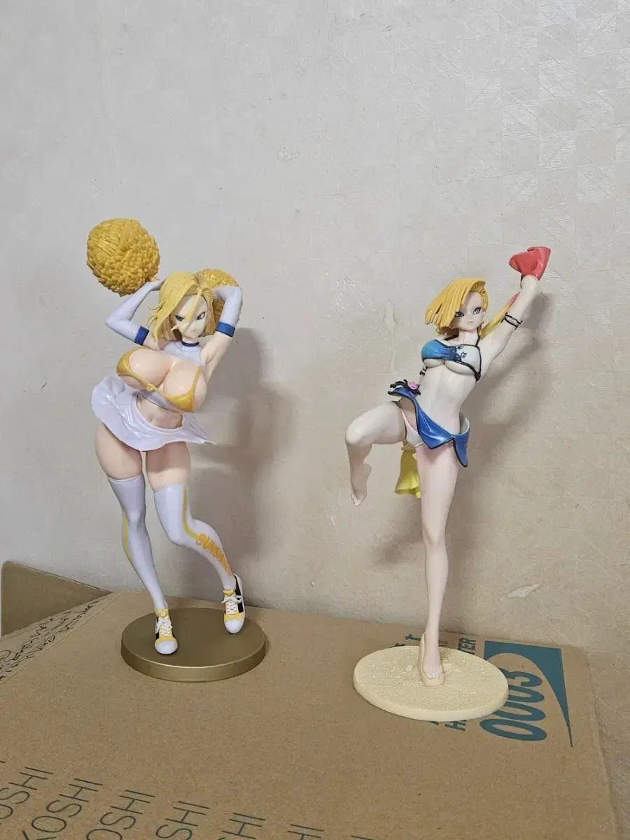 リーペイント/改造)ドラゴンボール 18号チアリーダー フィギュア 2種セット
