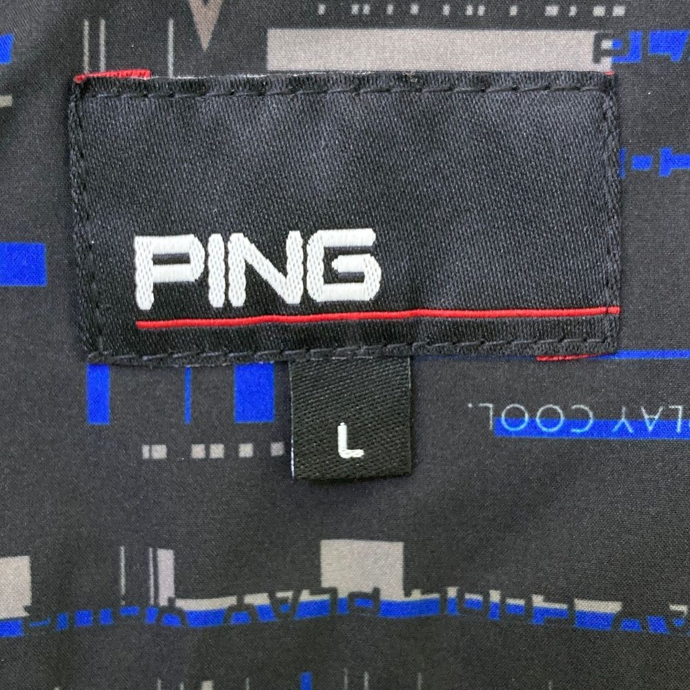 サイズ：L PING ピン 2024年モデル 裏メッシュ ジップジャケット ロゴ