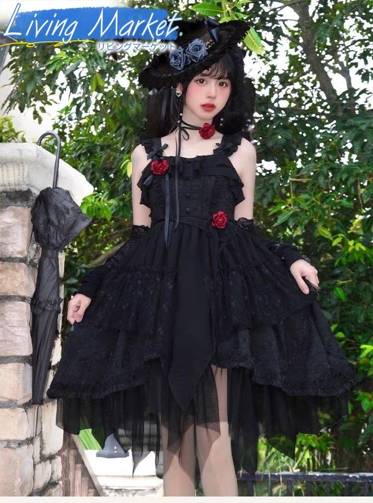 豪華姫系 lolita 可愛 レトロ風 オリジナル 洋服 ロリータ ワンピース 美しい刺繍 ワンピース ゴスロリ風 キャラクター衣装 学園祭用 文化祭用 舞台演出用 日常着 プレゼント用 レディース用 CS624P051