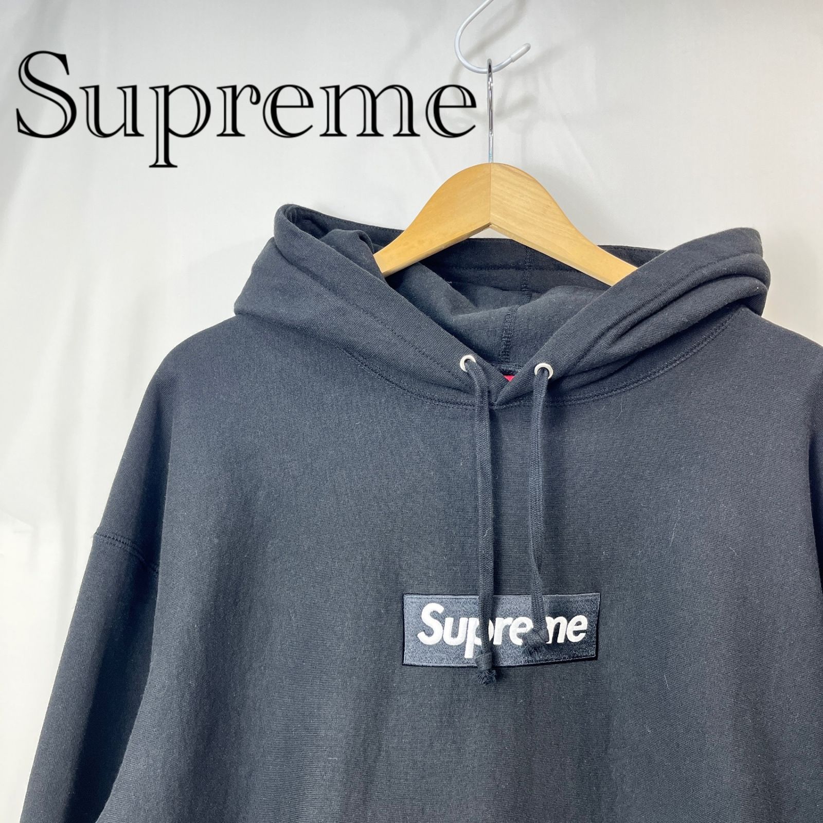 Supreme ボックスパーカー RN101837 CA38135 XXL ブラック メンズ _266