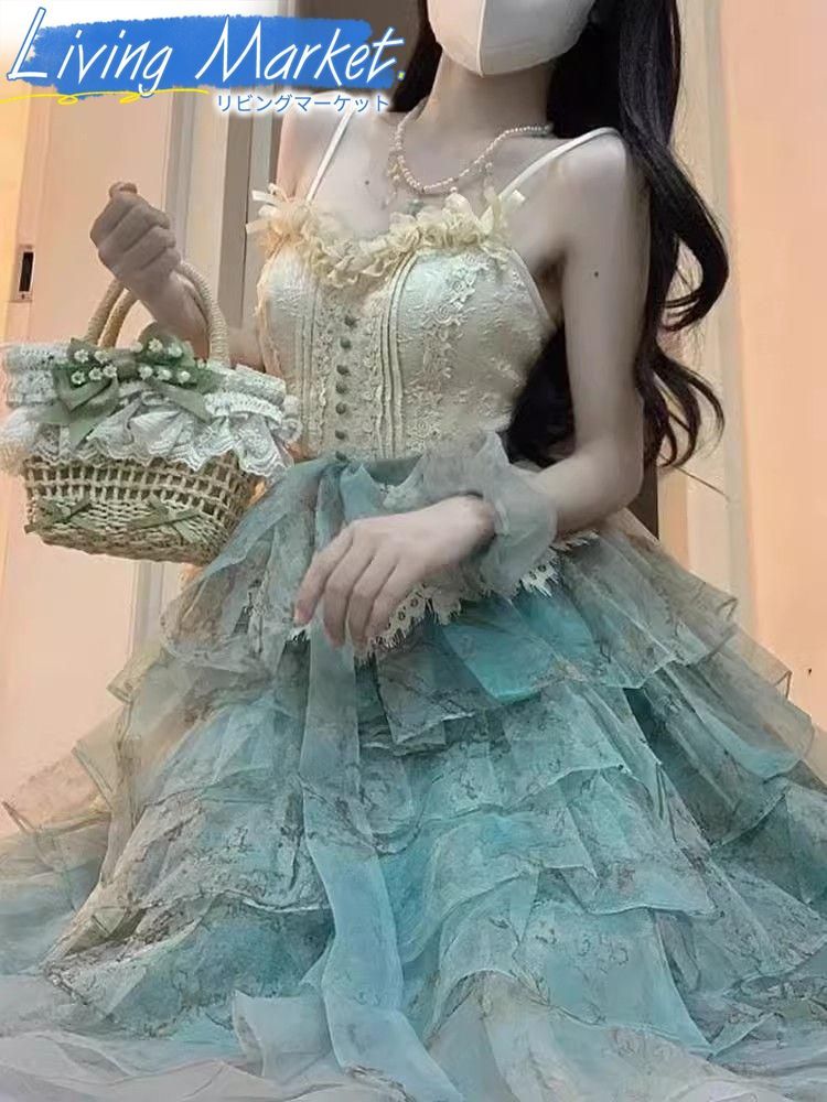 豪華姫系 lolita 可愛 レトロ風 オリジナル 洋服 ロリータ ワンピース 美しい刺繍 ワンピース ゴスロリ風 キャラクター衣装 学園祭用 文化祭用 舞台演出用 日常着 プレゼント用 レディース用 CS624P081