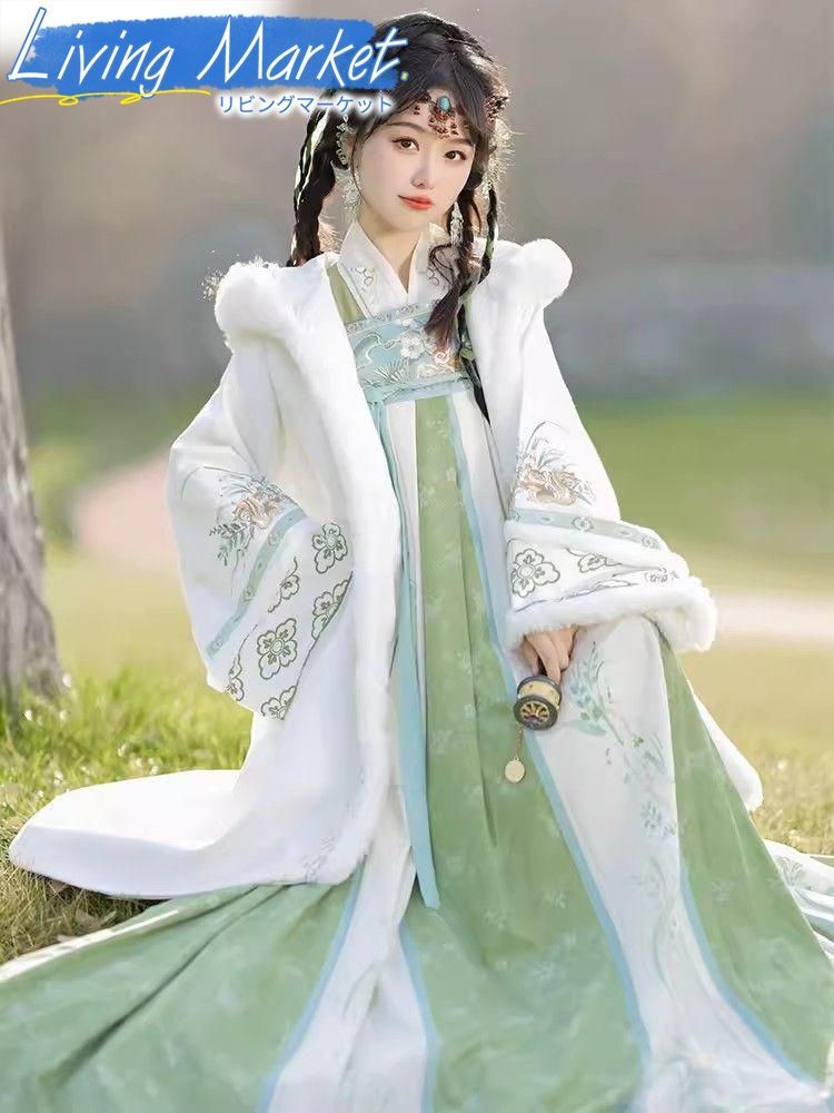 豪華刺繍 漢服 かんふく 古風衣装 レトロ風 中華ロリータ コスプレ ワンピース 唐装 仙女服 中華 美しい刺繍 学園祭用 文化祭用 舞台演出用 日常着 プレゼント用 レディース用 CS624P307