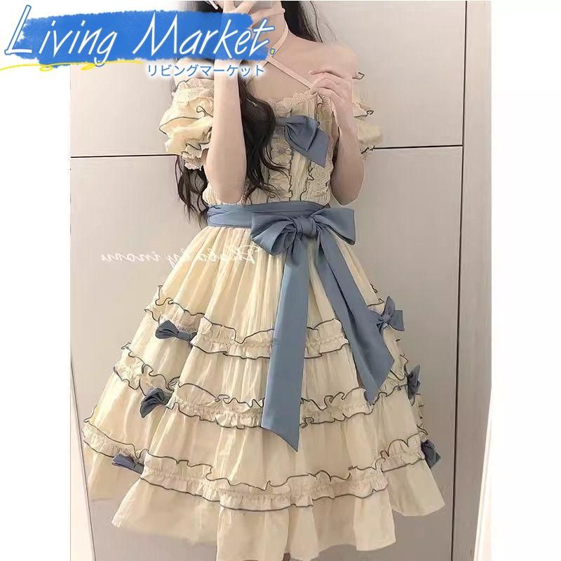 豪華姫系 lolita 可愛 レトロ風 オリジナル jsk ロリータ ワンピース 美しい刺繍 ワンピース ゴスロリ風 キャラクター衣装 学園祭用 文化祭用 舞台演出用 日常着 プレゼント用 レディース用 CS624P014