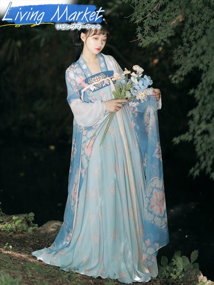 豪華刺繍 漢服 かんふく 古風衣装 レトロ風 中華ロリータ コスプレ ワンピース 唐装 仙女服 中華風 美しい刺繍 学園祭用 文化祭用 舞台演出用 日常着 プレゼント用 レディース用 CS624P261