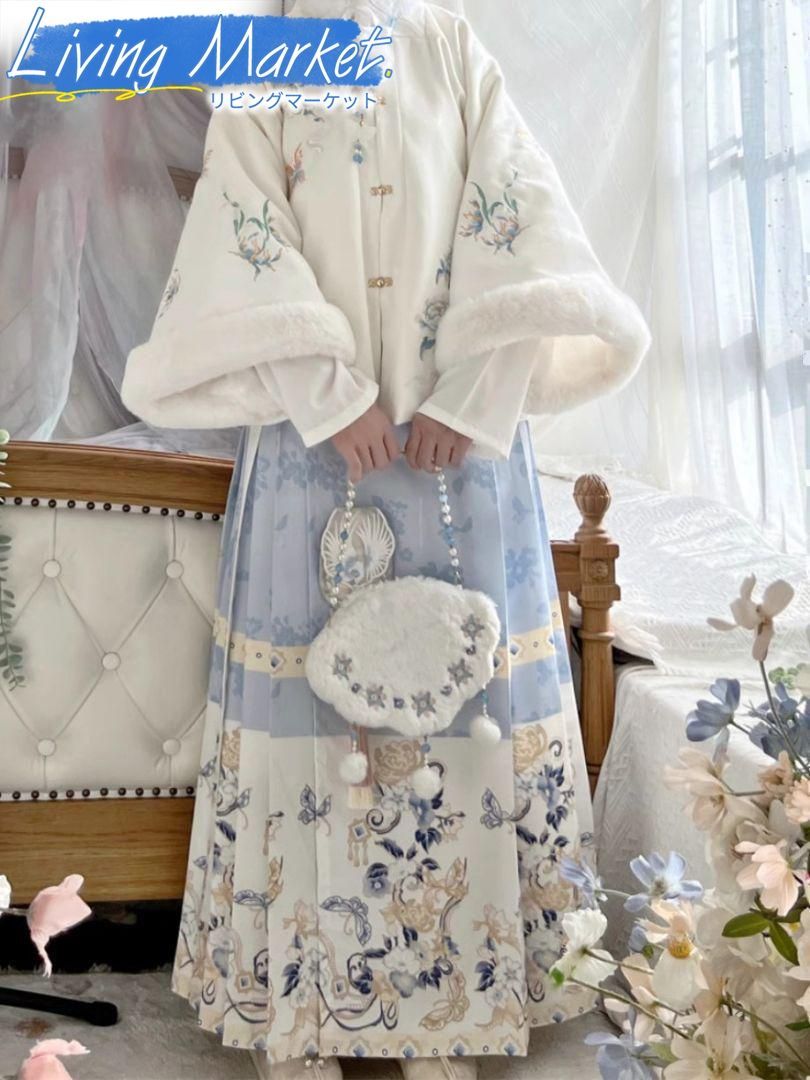 豪華刺繍 漢服 かんふく 古風衣装 レトロ風 中華ロリータ コスプレ ワンピース 唐装 仙女服 中華風 美しい刺繍 学園祭用 文化祭用 舞台演出用 日常着 プレゼント用 レディース用 CS624P309