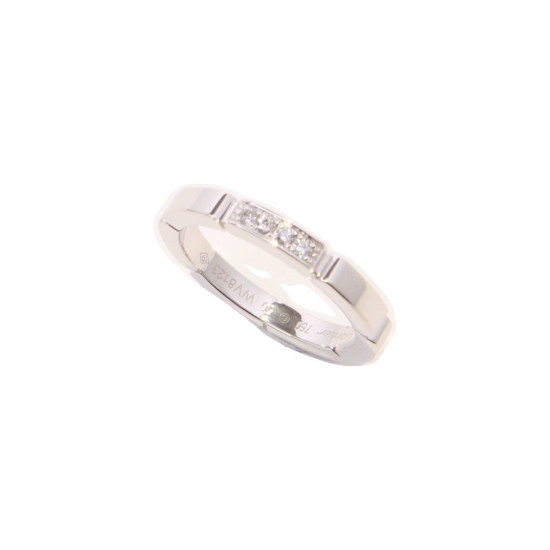 ★【Cartier】カルティエ K18WG リング リング 9.5号