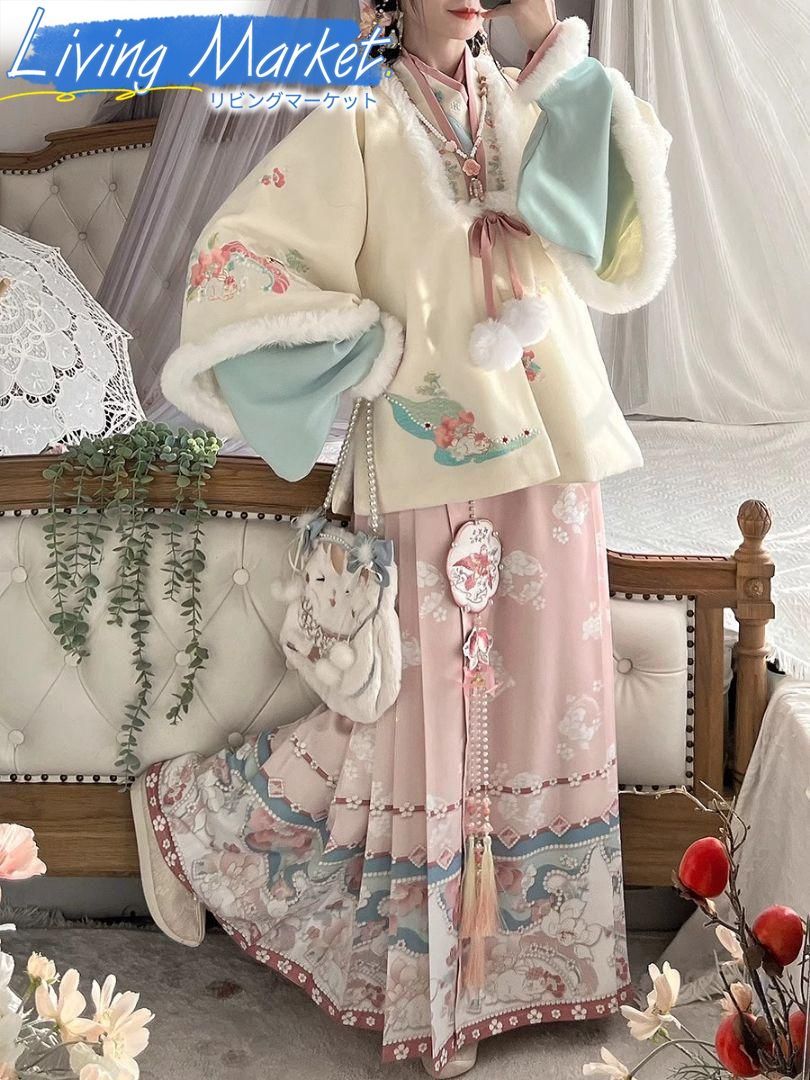 豪華刺繍 漢服 かんふく 古風衣装 レトロ風 中華ロリータ コスプレ ワンピース 唐装 仙女服 中華風 美しい刺繍 学園祭用 文化祭用 舞台演出用 日常着 プレゼント用 レディース用 CS624P271