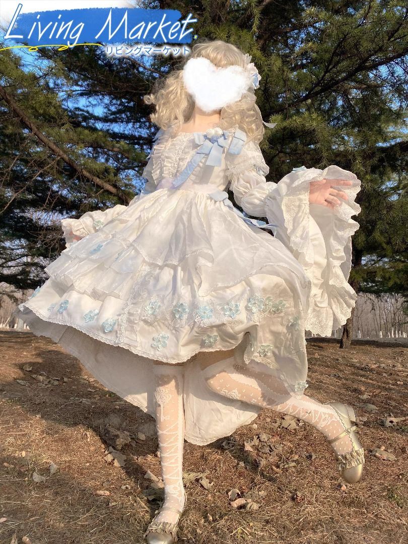 豪華姫系 lolita 可愛 レトロ風 オリジナル 洋服 ロリータ ワンピース 美しい刺繍 ワンピース ゴスロリ風 キャラクター衣装 学園祭用 文化祭用 舞台演出用 日常着 プレゼント用 レディース用 CS624P056