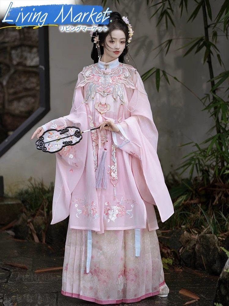 豪華刺繍 漢服 かんふく 古風衣装 レトロ風 中華ロリータ コスプレ ワンピース 唐装 仙女服 中華風 美しい刺繍 学園祭用 文化祭用 舞台演出用 日常着 プレゼント用 レディース用 CS624P165