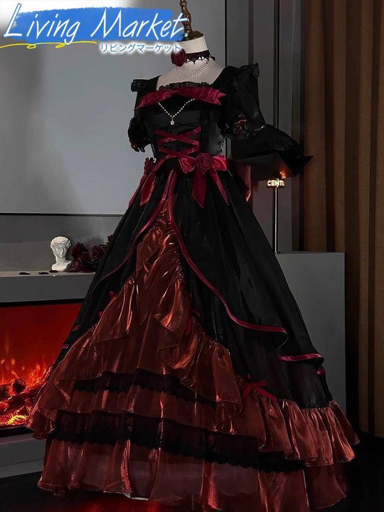 豪華姫系 lolita 可愛 レトロ風 オリジナル 洋服 ロリータ ワンピース 美しい刺繍 ワンピース ゴスロリ風 キャラクター衣装 学園祭用 文化祭用 舞台演出用 日常着 プレゼント用 レディース用 CS624P083