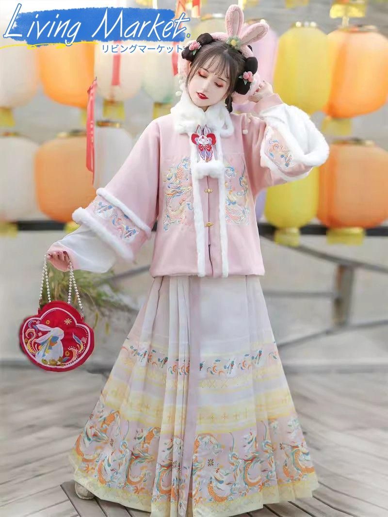 美しい花刺繍 宮廷風漢服 豪華ドレス コスプレ イベント撮影用衣装 美しい刺繍 学園祭用 文化祭用 舞台演出用 日常着 プレゼント用 レディース用 CS624P256