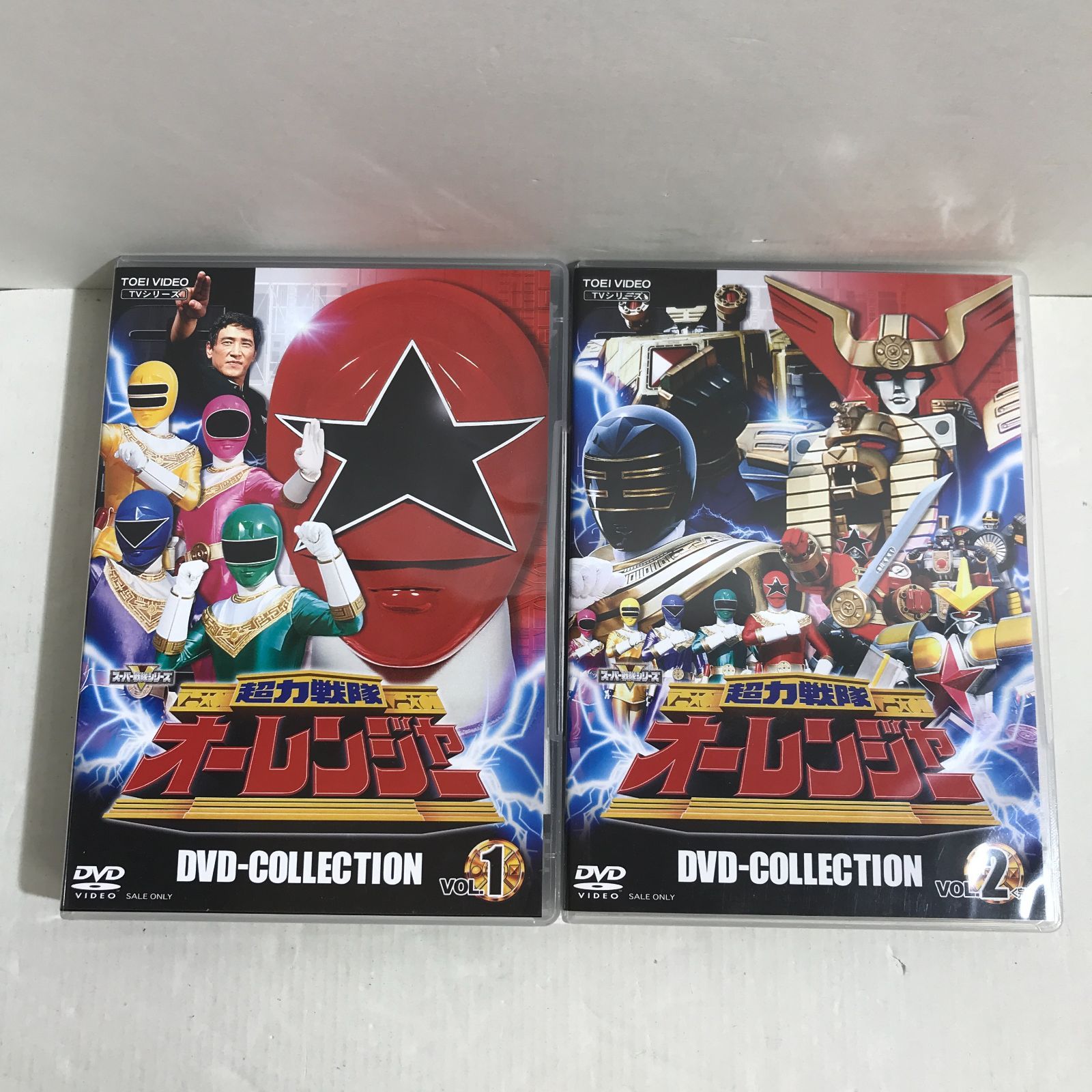 [八戸第2-16-1] 超力戦隊 オーレンジャー DVD COLLECTION Vol.1 Vol.2 セット