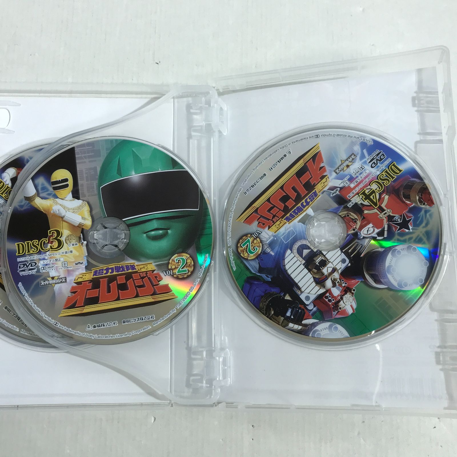 八戸第2-16-1] 超力戦隊 オーレンジャー DVD COLLECTION Vol.1 Vol.2