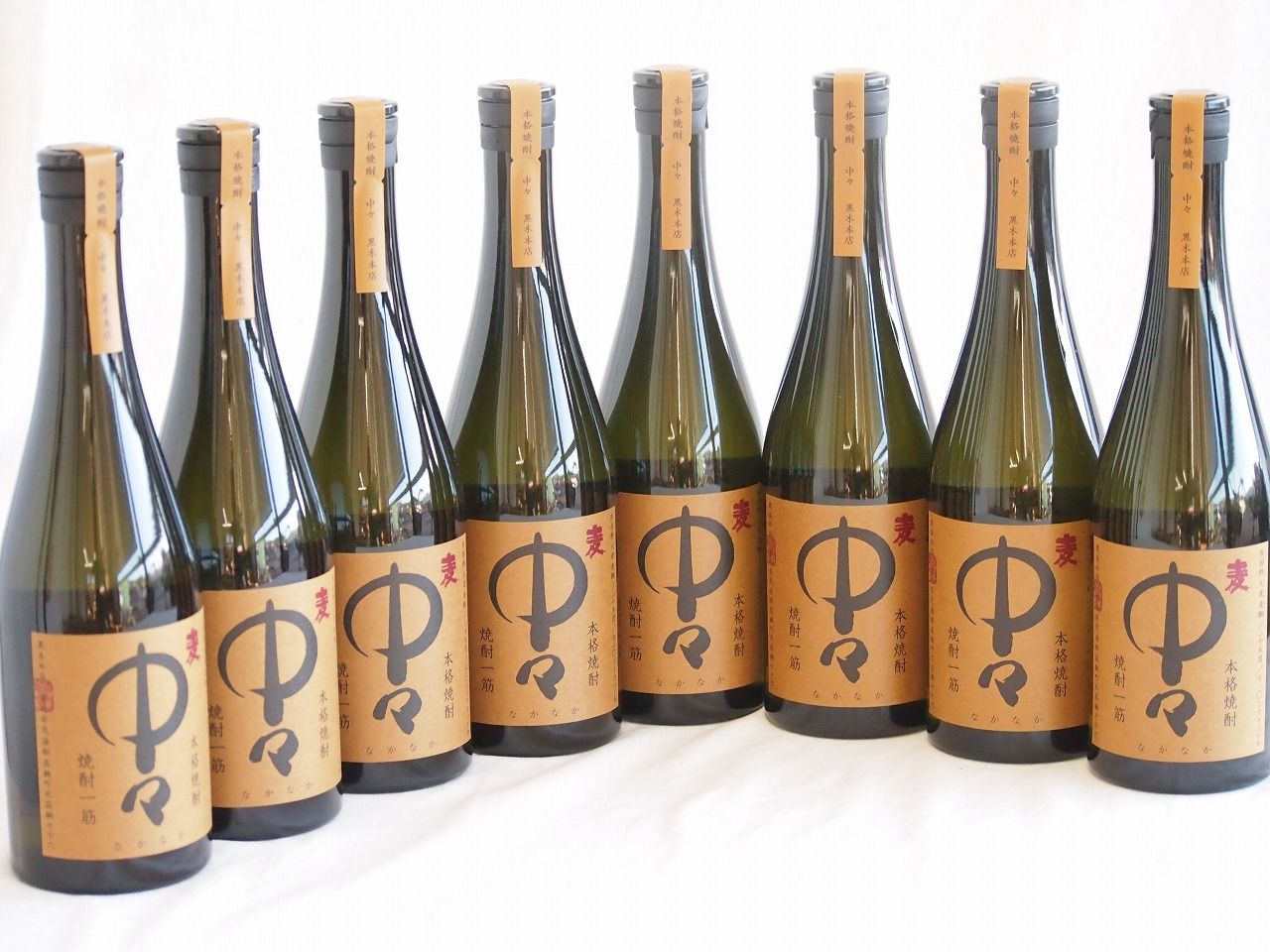 8本セット(黒木本店 中々麦焼酎(宮崎県)) 720ml×8本