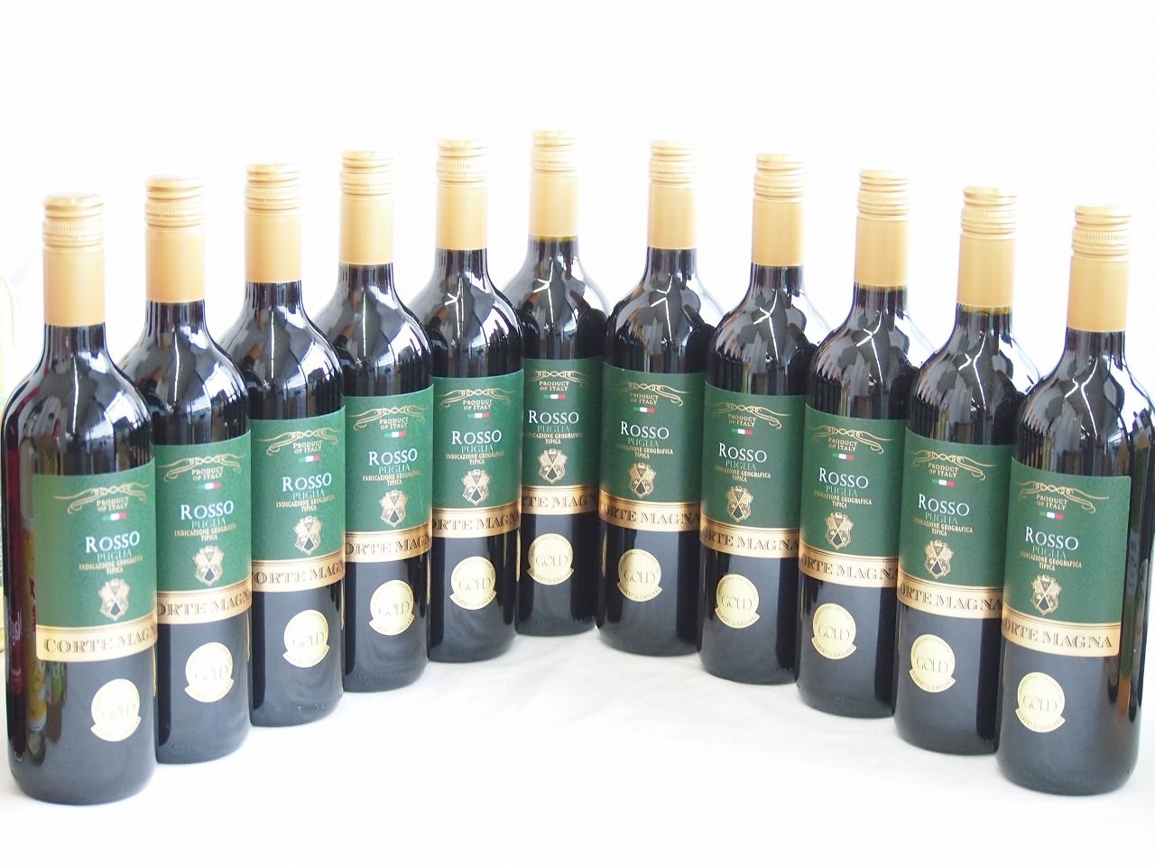 11本セット(イタリア金賞赤ワイン コルテマーニャ ロッソ プーリア) 750ml×11本