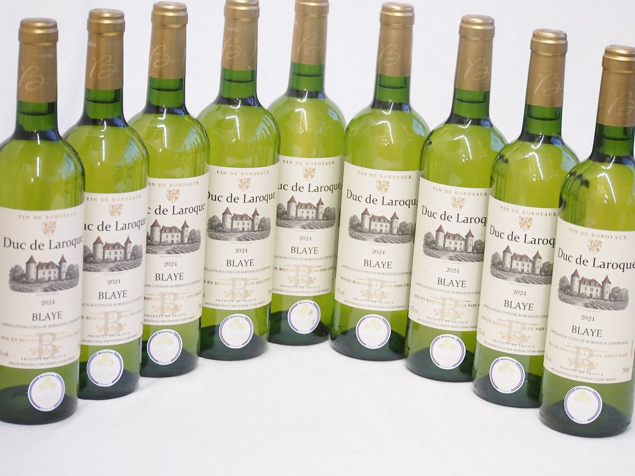 9本セット(金賞受賞フランス白ワイン デュック ド ラロック) 750ml×9本