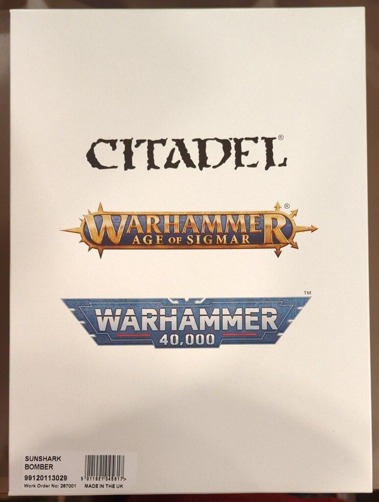 GAMESWORKSHOP WARHAMMER40000 TAU EMPIRE Sun Shark Bomber サンシャーク・ボマー(2012)(白箱)