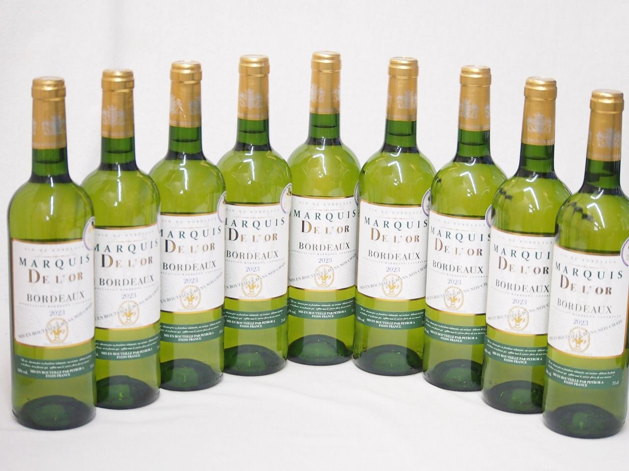 9本セット(金賞受賞フランス白ワイン マルキ ド ロール) 750ml×9本